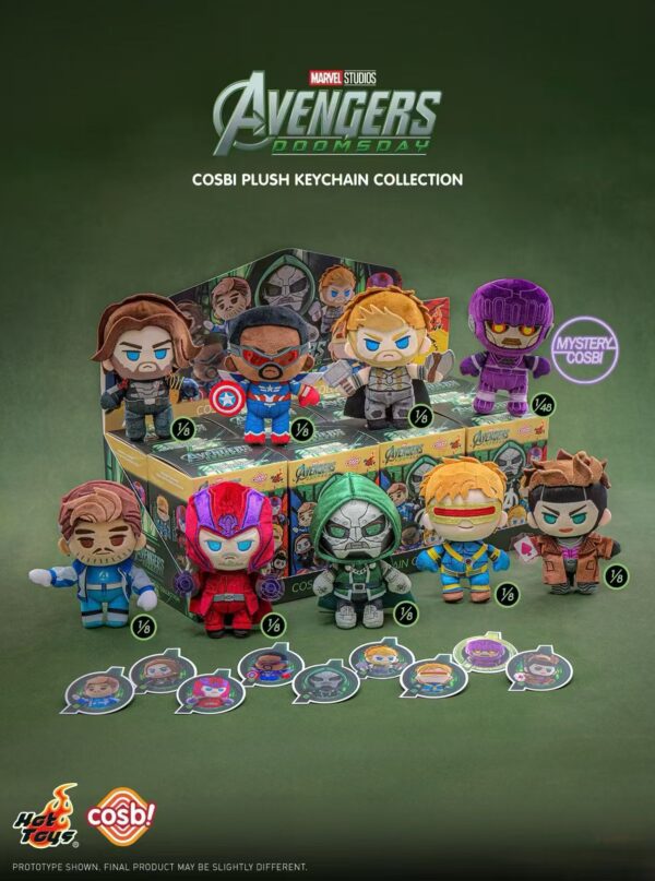 Avengers 5: Doomsday COSBI Plush Charm Blind Box 9/14 Avengers 5: Doomsday COSBI Plush Charm Blind Box
