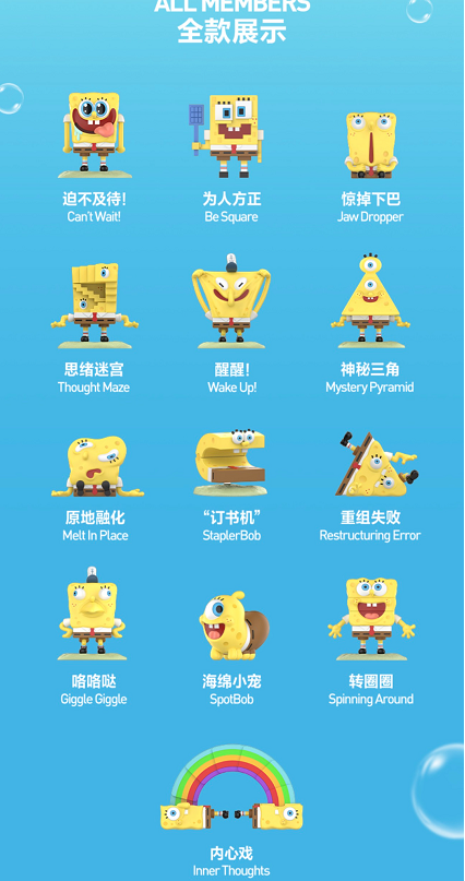 9/2 Pop Mart SpongeBob SquarePants "That Makes No Sense" Series Blind Box