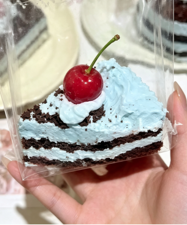 Squishy Toys--Cherry Thin‑Chocolate Basque Cake