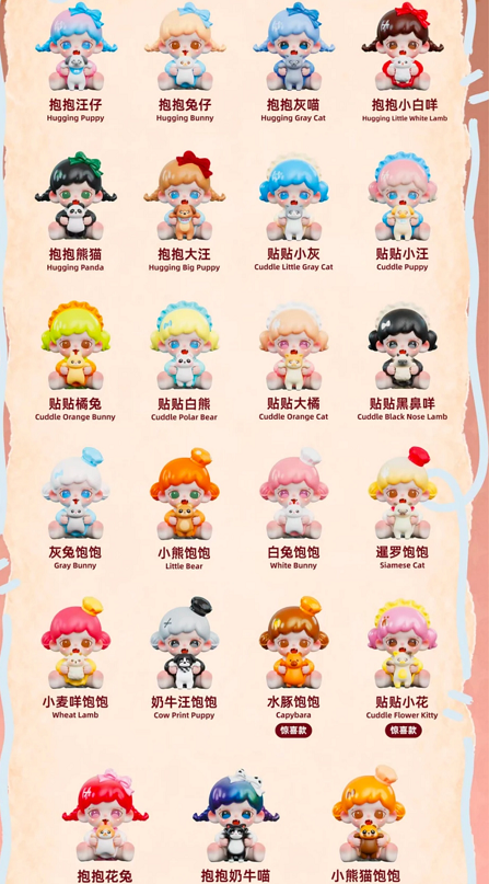 9/4 Zoraa Hug‑With‑You Mini‑Figure Blind Box Series
