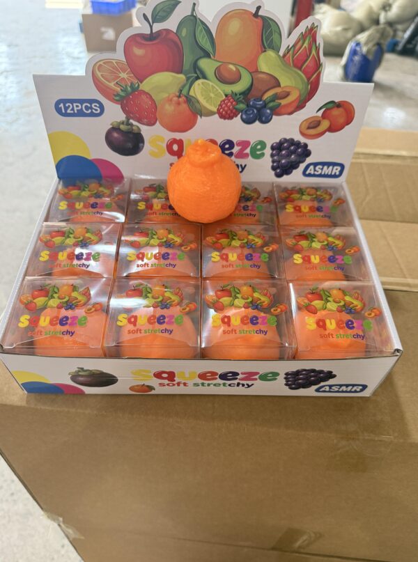 Building Block Tangerine Squishy