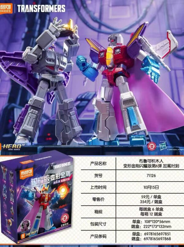 10/14  Blokees Transformers Shining Version Series 6: Coronation Moment