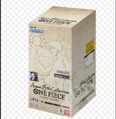 ONE PIECE TCG: EB02 Anime 25th Collection Booster Box (Japanese Version)