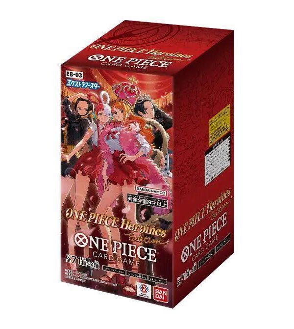 ONE PIECE TCG: EB03 Heroines Edition Booster Box (Japanese Version)